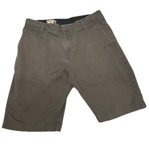 Volcom Shorts Men 32 Gray Normcore Lounge Casual Skate Surf Outdoor Hike Chino